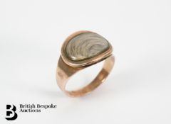 Georgian 14ct Gold Mourning Ring