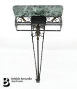 Wrought Iron Console Table