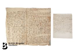 George II Document Castigating His Heir For Concealing His Wife's Pregnancy