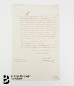 1836 King William IV Document - Signed
