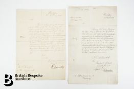 1811 and 1822 Letters from Palmerston