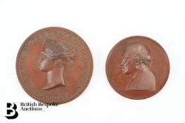 Bronze Medallions - Cornish Interest