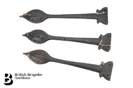 Art Nouveau Door Hinges