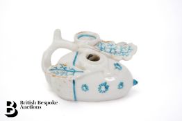 18th Century Porcelain Ink Pot