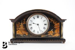 Black Chinoiserie Clock