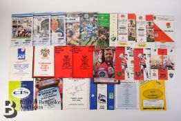 41 Rugby Programmes from 1988 to 2009