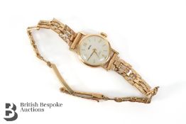 9ct Gold Smiths Wrist Watch