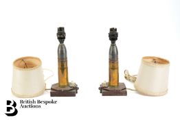 Trench Art Lamps