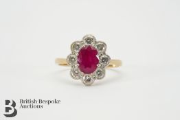 Ruby and Diamond Ring