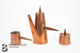 1960s Copper Coffee Set