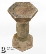 Vintage Stone Bird Bath