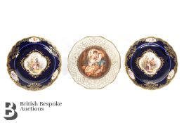 Pair of Meissen Style Plates