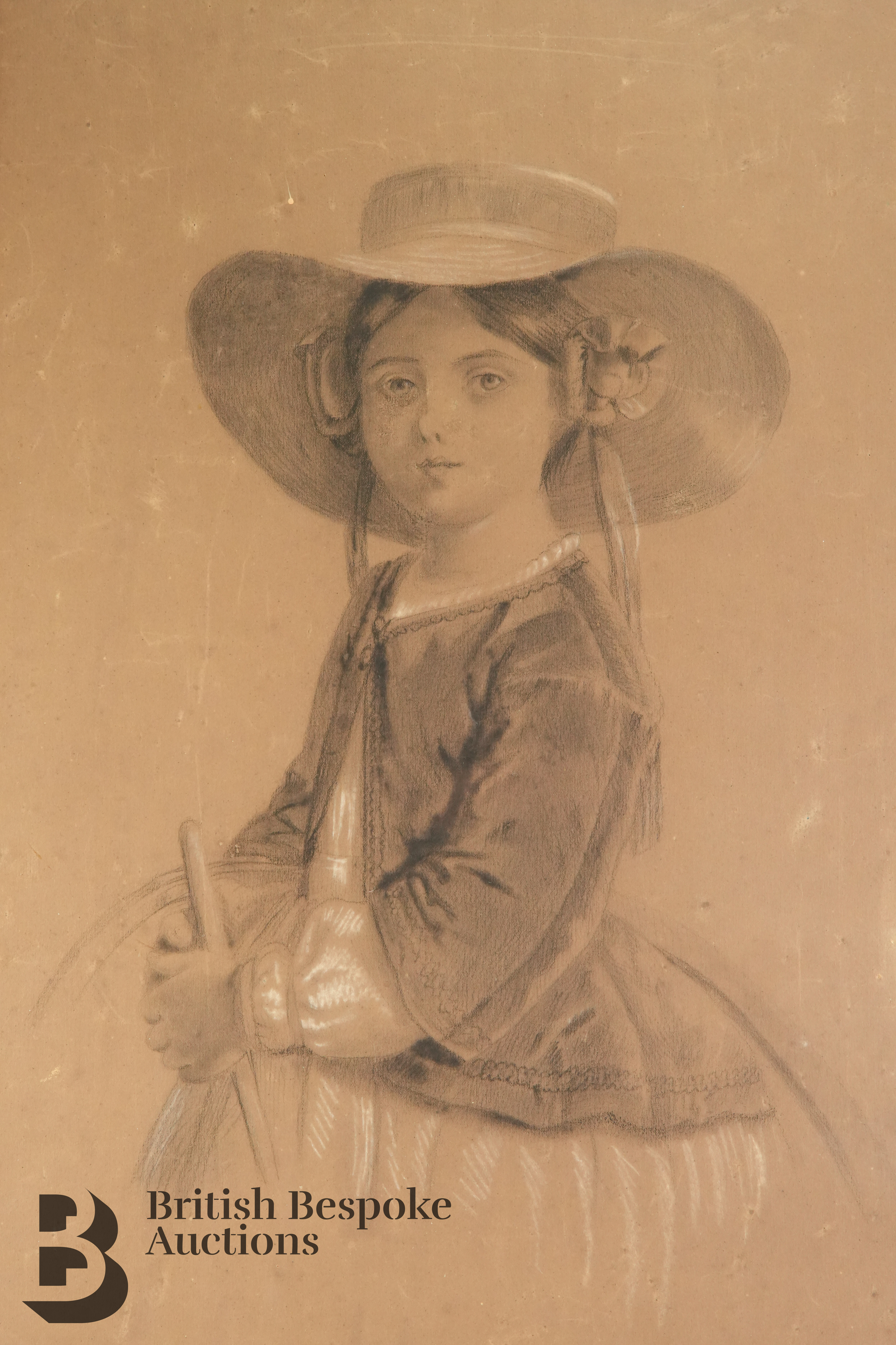 Pastel on Buff Paper