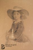 Pastel on Buff Paper