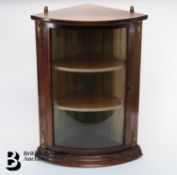 Mid-20th Century Oak Corner Cabinet