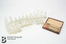 Glass Chess Set