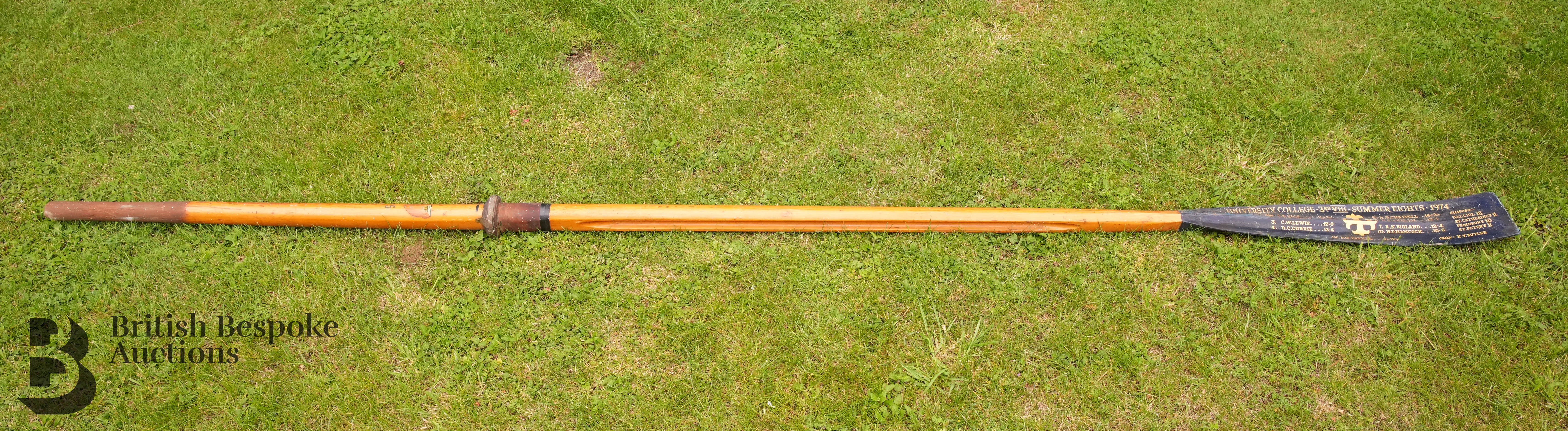 University College Oxford Summer Eights Oar - Image 4 of 4