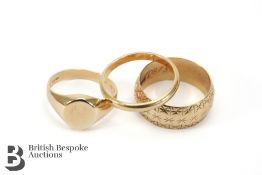 9ct Gold Signet Ring