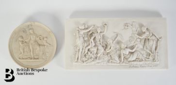 After Ferdinand Barlediene Panel in Relief