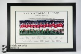 The Victorious Lions South Africa v British Lions 1997 Signed Photograph