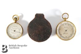 Two Pocket Barometers