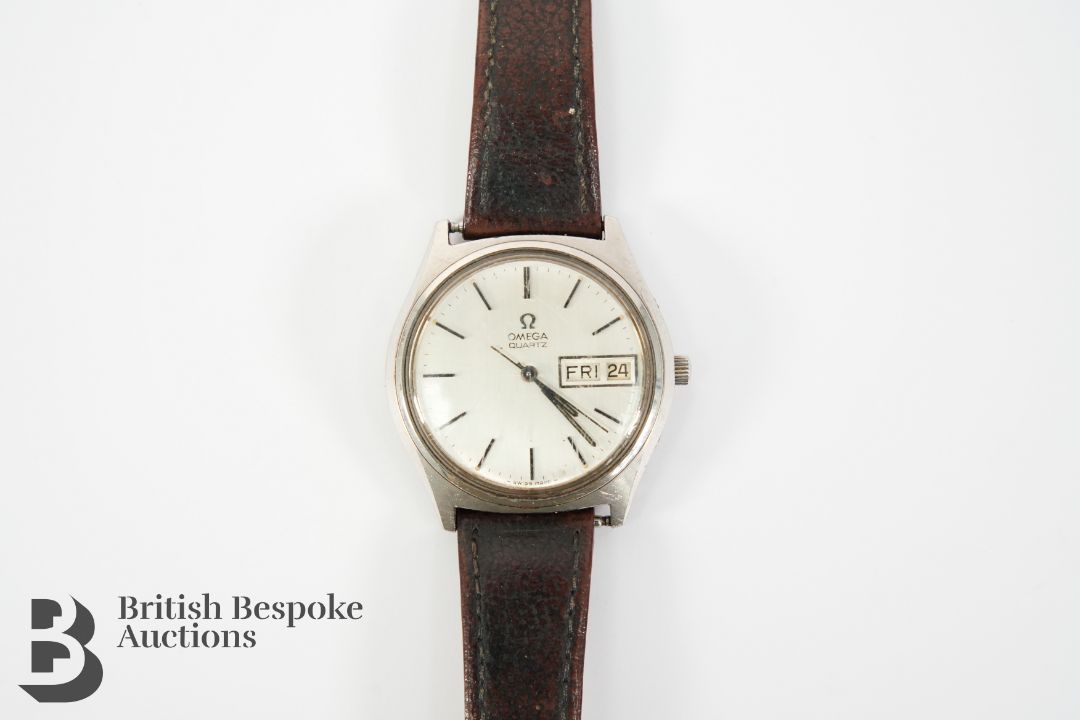 Stainless Steel Omega Quartz - Image 3 of 3
