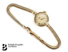 Lady's 9ct Gold Tissot Wrist Watch