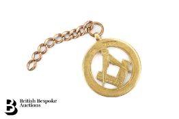 Yellow Gold Masonic Pendant