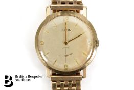 Gentleman's 9ct Gold Hefik Wrist Watch