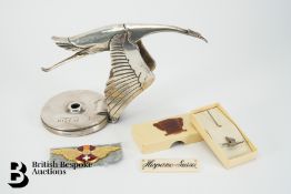 Hispano-Suiza Flying Stork Radiator Mascot and Memorabilia