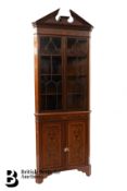 Sheraton Revival Corner Cupboard