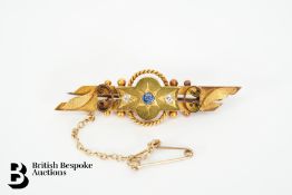 15ct Yellow Gold Brooch
