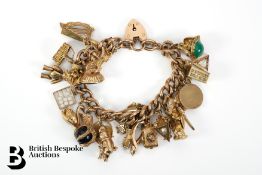 9ct Gold Charm Bracelet