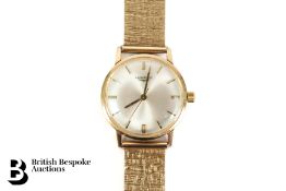 Gentleman's 9ct Gold Longines Wrist Watch