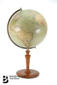 Early 20th Century Jordglob Stockholm Globe