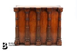 19th Century Rosewood Architectural Stationary Box