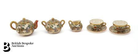 Satsuma Miniature Tea Set