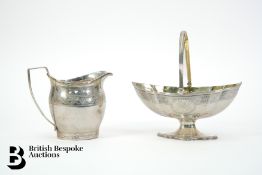 George III Silver Bon Bon Basket