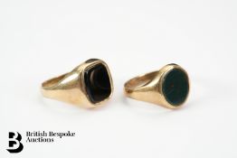 Black Onyx Signet Ring