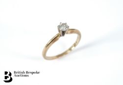 14ct Gold and Diamond Ring