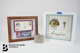 Standard Oil Company Centenary Display, Ford Anglia Display and Drinks Flask