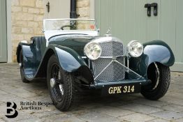 Chris Leyshon-James SS100 Jaguar Replica Electric Car