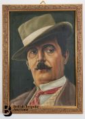 E. Zorro (20th Century) Oil on Board