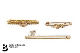 Three Gold Brooches