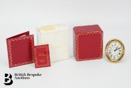 Cartier Oval Travel Clock