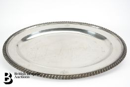 George IV Silver Oval Tray