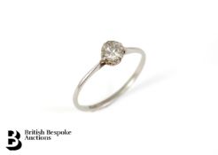 Platinum Solitaire Diamond Ring