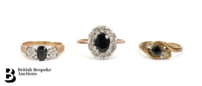 Three 9ct Gold Rings