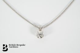 Garrard 1ct Solitaire Diamond Pendant