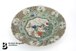 Chinese Famille Verte Circular Dish